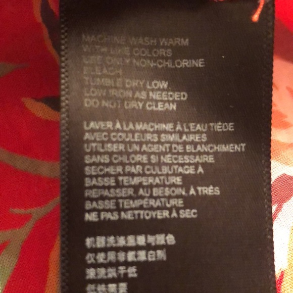 EUC Maeve Red Floral Blouse - Picture 8 of 8